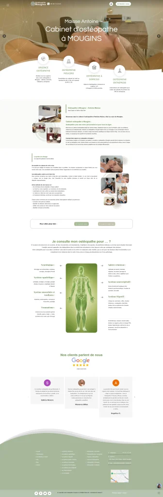 Ostéopathes à Mougins