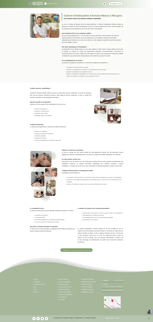 Ostéopathes à Mougins