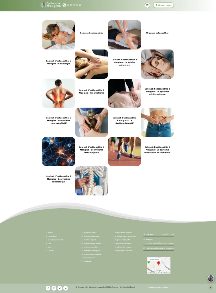 Ostéopathes à Mougins